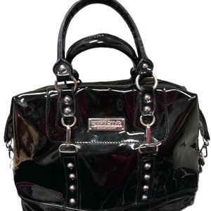 KILLSTAR Black Patent Leather Handbag Shiny